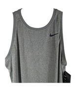 The Nike Tee Tank Top Womens Size Large Gray Dry Sleeveless Static Heather - $545.47 MXN