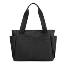 Blank Casual Large Nylon Cloth Female Tote Shoulder Bag Women Zipper Fab... - $55.91