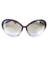 Tom Ford Clothilde TF 162 50F Round Gradient Purple Oversized Women&#39;s Su... - €163,08 EUR