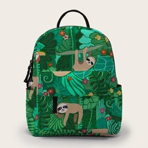 Deanfun Mini Backpack Women Flower Sloth Backpack Purse for Girls Small Bags Tra - £98.93 GBP