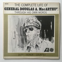 The Complete Life of General Douglas A. MacArthur LP Vinyl Record Album - £26.05 GBP