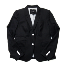 NWT J.Crew The New Schoolboy Blazer in Black Stretch Wool Jacket 8 $198 - $79.20