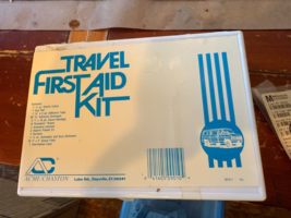 NEW Old Dead Stock 1980&#39;s Travel First Aid Kit Acme Gauze Bandage Van Bl... - $47.48