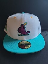 St Louis Cardinals Hat New Era 59FIFTY Fitted Teal Lime 20th PRM 7 1/2 Cap H22 - £35.11 GBP