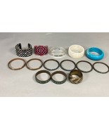 Lot Of 14 Vintage Bangles And Other Bracelets - €17,12 EUR