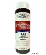 Loreal Preference Permanent Hair Color 9.03 Lighter Golden Blonde BaseYe... - $34.71 CAD
