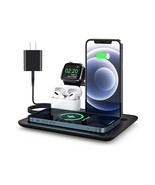 Trexonic 4 in 1 Fast Charge Wireless Charging Station - $101.32 CAD