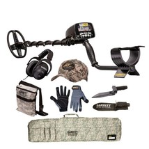 Garrett AT Gold Metal Detector with Cap, Digger, Pouch, Gloves, and Bag - $776.52