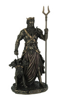 Greek God of the Underworld Hades and Cerberus Statue - £71.21 GBP
