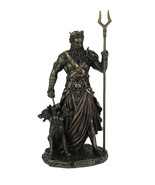 Greek God of the Underworld Hades and Cerberus Statue - £69.69 GBP