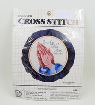 Designs For The Needle Praying Hands 3018 Cross Stitch Kit 5" Hoop 1984 - $19.99