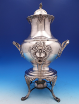 King Francis by Reed and Barton Silverplate Coffee Urn w/ Stand Lid Burner #8309 - $2,524.50