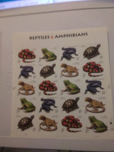 US Stamps Sheet/Postage Sct #3818a Reptiles &amp; Amphibians MNH F-VF OG  FV $7.40 - £6.51 GBP