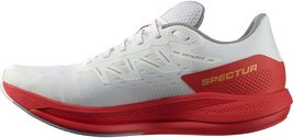 Salomon Spectur Trail Running Shoes Mens Sz 10 White/Poppy Red/Blazing O... - £72.38 GBP+