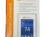 SunTouch SunStat Command Floor Control TouchScreen Thermostat 500850-SB ... - £61.91 GBP