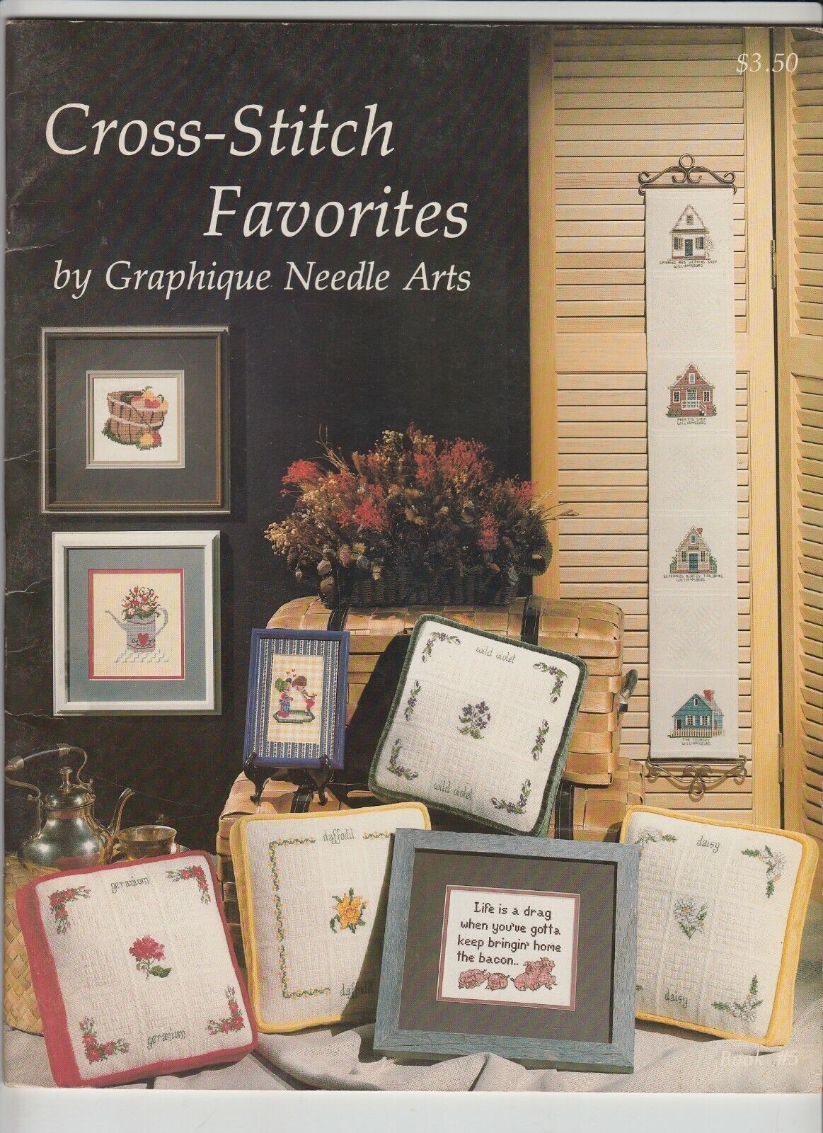 Graphique Needle Arts Cross-Stitch Favorites Pattern Booklet 5 1979 - $8.79