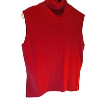 Women&#39;s Sleeveless Red Turtleneck - L  - $517.64 MXN