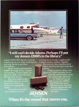 1981 Jensen Car Audio Speakers Yacht Private Jet Limo Vintage Print Ad Wall Art - £8.46 GBP