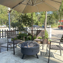 32&quot; Wood Burning Fire Pit with Screen - $133.99