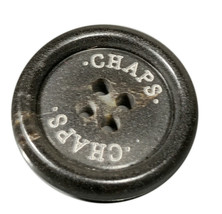 Chaps Ralph Lauren Black Blend Sleeve Pocket Replacement  button .60&quot; - $2.86