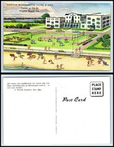 VIRGINIA Postcard - Virginia Beach, Martha Washington Hotel &amp; Apts G43 - £3.08 GBP