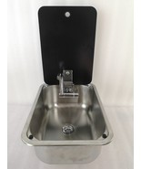 Stainless Steel Sink with Tempered Glass Lid 380*280*136mm GR-566B Boat ... - $370.40 CAD+