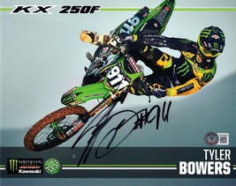 Tyler Bowers Signed Motocross 8x10 Photo Supercross MotoX Beckett Autograph COA - £54.89 GBP