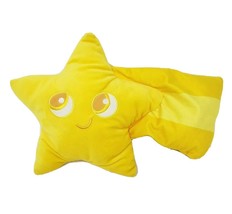 14&quot; Disney Store Pixar Pier Yellow Shooting Star Pillow Stuffed Animal Plush Toy - £37.32 GBP
