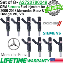 Genuine x8 Siemens DEKA Fuel Injectors For 2008, 2009 Mercedes-Benz E300... - £120.14 GBP