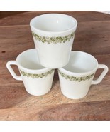 VTG Set of 3 PYREX Crazy Daisy Spring Blossom Milk Glass Mugs D Handle #... - €16,07 EUR
