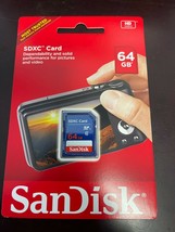 Sandisk Sdxc Card 64 Gb Brand New SDSDB-064G-A46 - £6.96 GBP