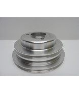 Chevy Big Block Crank Pulley Triple Groove Polished Aluminum For Long Pump S8845 - $46.71