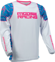 Moose Racing MX Offroad Qualifier Jersey 3XL Blue/Pink - £25.53 GBP