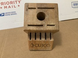 CUTCO Knife Block 10 Slot Honey Oak - £15.91 GBP