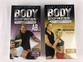 Tony Little&#39;s Body Express Shaping Series VHS Ab Reduction Stretching Re... - £7.82 GBP