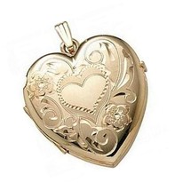 PicturesOnGold Personalized Photo Engraved Heart Shaped with - £345.07 GBP