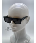 Celine CL40214U 01A Black Rectangular Women&#39;s Sunglasses with Grey Lenses - $266.00