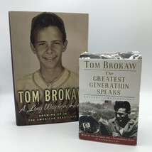 Tom Brokaw Lot: A Long Way from Home Book &amp; The Greatest Generation Speaks Audio - £5.78 GBP
