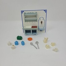 Vintage PLAYMOBIL KITCHEN WALL #5322 Victorian Mansion Replacement Part - £12.45 GBP