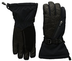 Spyder Men&#39;s Omega Ski Gloves, Size S, Color Black, NWT - £38.37 GBP