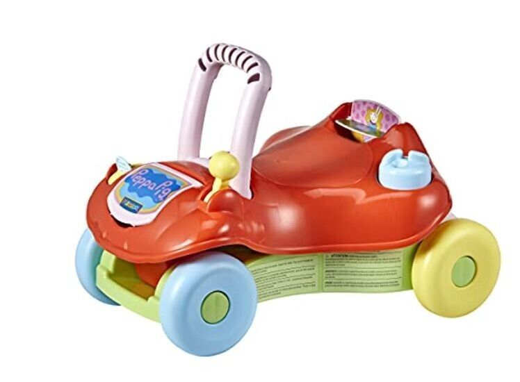 Playskool Walker Toy Peppa Pig Ride On Toy Walk Ride Step Start Active 2 in 1 - $29.38