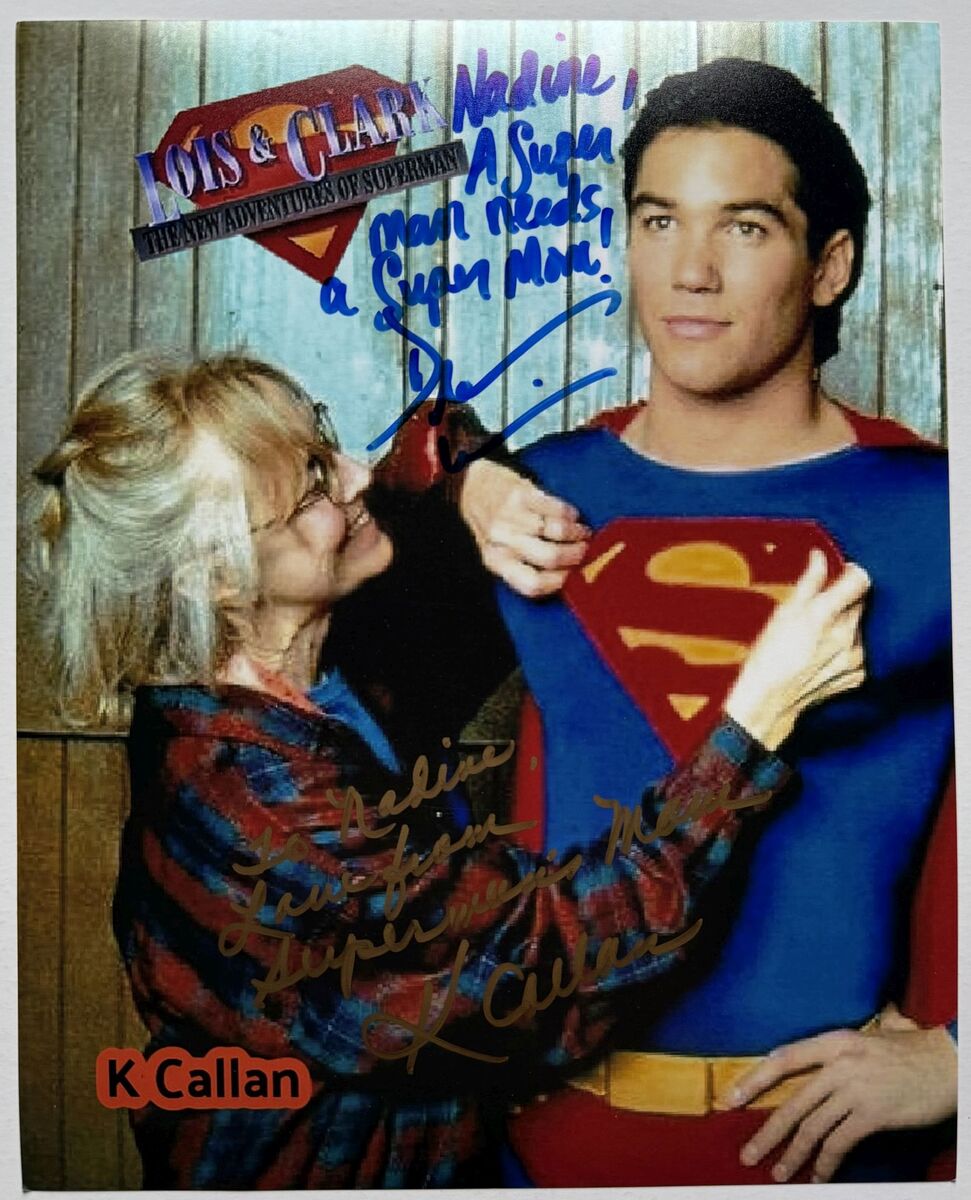 Dean Cain & K Callen Signed Autographed "Lois & Clark" Glossy 8x10 Photo - $49.99 Dean Cain & K Callen Signed Autographed "Lois & Clark" Glossy 8x10 Photo - $49.99