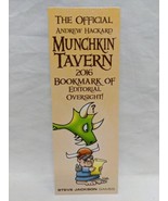 Munchkin The Official Andrew Hackard Munchkin Tavern 2016 Bookmark Of Ed... - £21.02 GBP