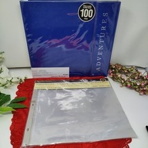 12&quot; x 12&quot; Black Mega Faux Leather Scrapbook Recollections Album Plus Ext... - $312.69 MXN