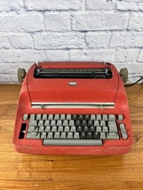 Red Vintage IBM Selectric Typewriter Model 72 &amp; Accessories FOR PARTS/ R... - $1,426.40 MXN