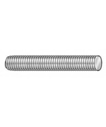 Fully Threaded Rod, 7/8&quot;-14, 12 In, Steel, Low Carbon, Zinc - £25.09 GBP