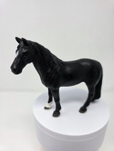 Schleich Black Stallion Horse White Hoof &amp; Spot Figure D-73527 2016  AM ... - $7.59