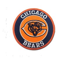 Chicago Bears 3&quot; Iron on Embroidered Patch NFL Football New #7 - £2.33 GBP