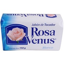 Jabon Rosa Venus Blanco(White) Classic 150 g / 5.29 oz Soap Bar - £3.13 GBP