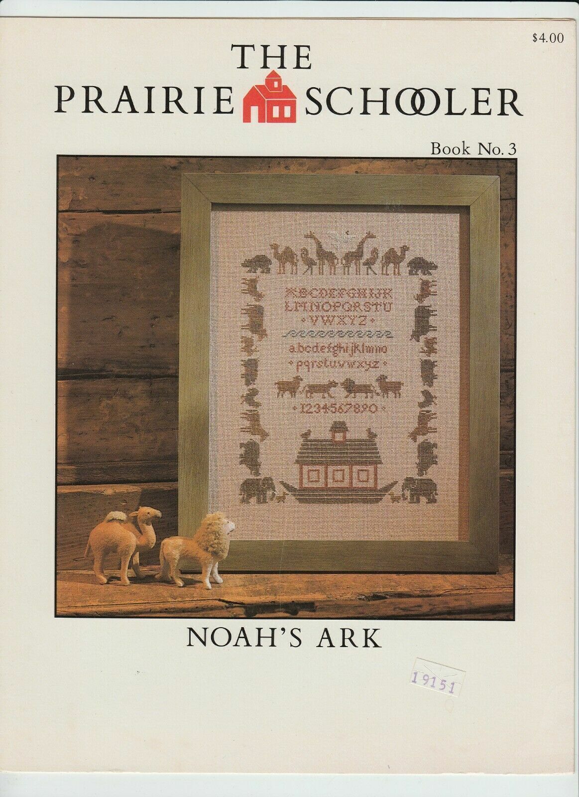 The Prairie Schooler Noah's Ark  Cross Stitch Pattern Graph No. 3 - $17.41